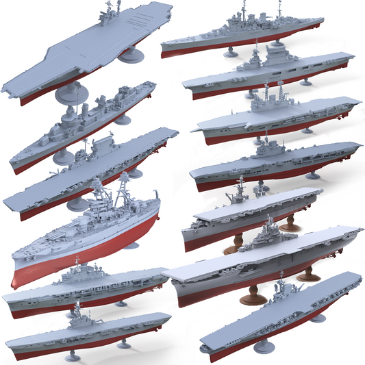 LYWS0005S Aircraft Carriers: Masters of the Sea Battle Groups Full Hull 13pcs