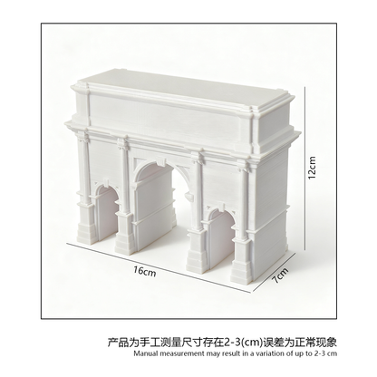 LYTP031B Roman Architecture Ornament ?Roman Triumphal Arch 3D Printed Roman Architecture Aquarium Ornament- Compatible With Fish Tank & Most Aquariums