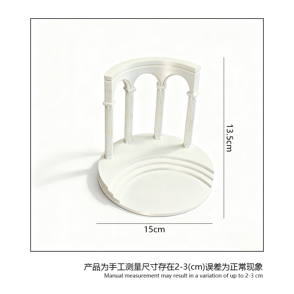 LYTP024B Roman Architecture Ornament Roman Column 3D Printed Roman Architecture Aquarium Decor Fish Tank Landscape Set With Hideout Caves