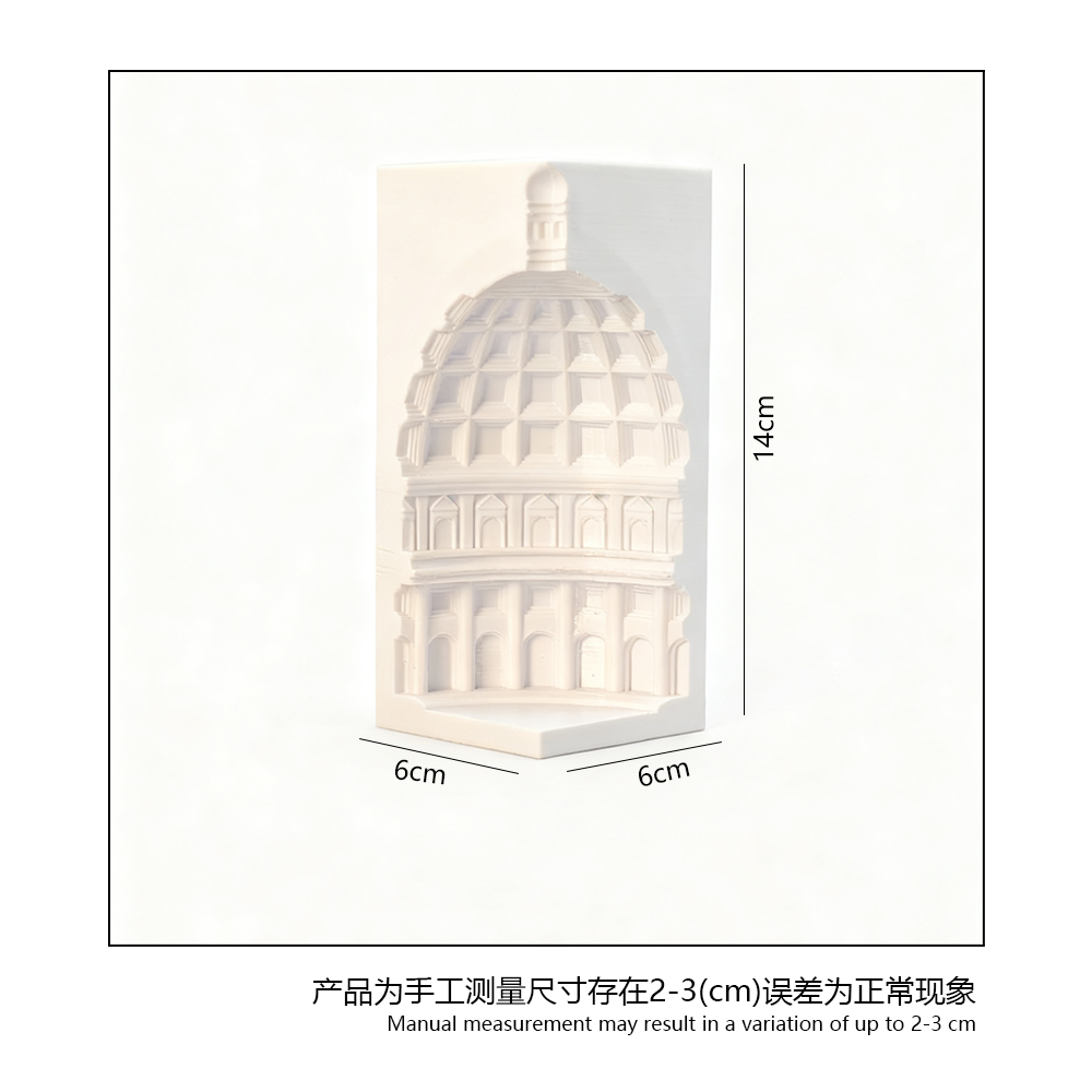 LYTP023B Roman Architecture Ornament Pantheon 3D Printed Roman Architecture Aquarium Decor Fish Tank Landscape Set With Hideout Caves