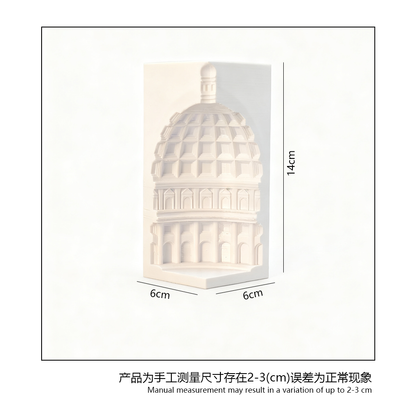 LYTP023B Roman Architecture Ornament Pantheon 3D Printed Roman Architecture Aquarium Decor Fish Tank Landscape Set With Hideout Caves