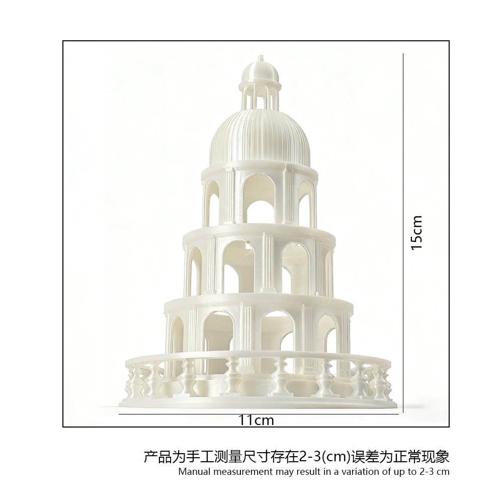 LYTP025B Roman Architecture Ornament Romanesque Castle 3D Printed Roman Architecture Aquarium Decor Fish Tank Landscape Set With Hideout Caves