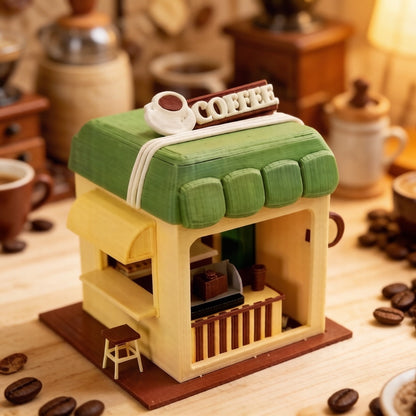 RHF339 Corner Cozy Shop Series - Morning Coffee House Corner Cozy Shop Series - Morning Coffee House