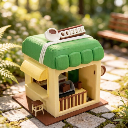 RHF339 Corner Cozy Shop Series - Morning Coffee House Corner Cozy Shop Series - Morning Coffee House