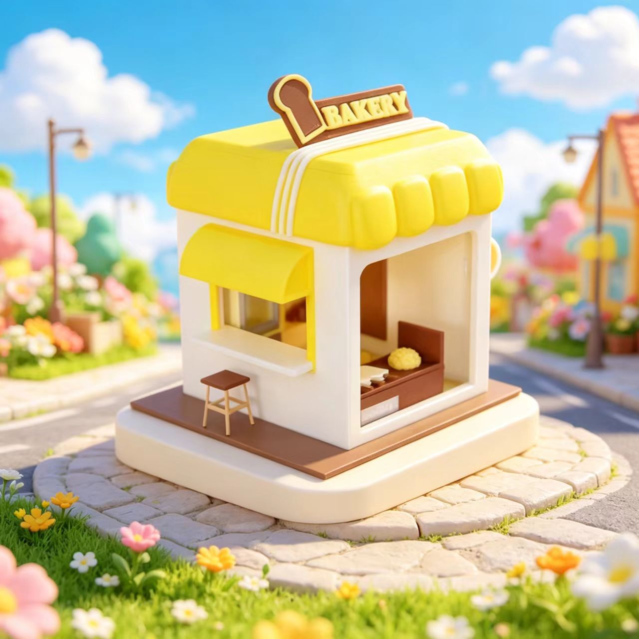 RHF340 Corner Cozy Shop Series - Cloud Bakery Corner Cozy Shop Series - Cloud Bakery