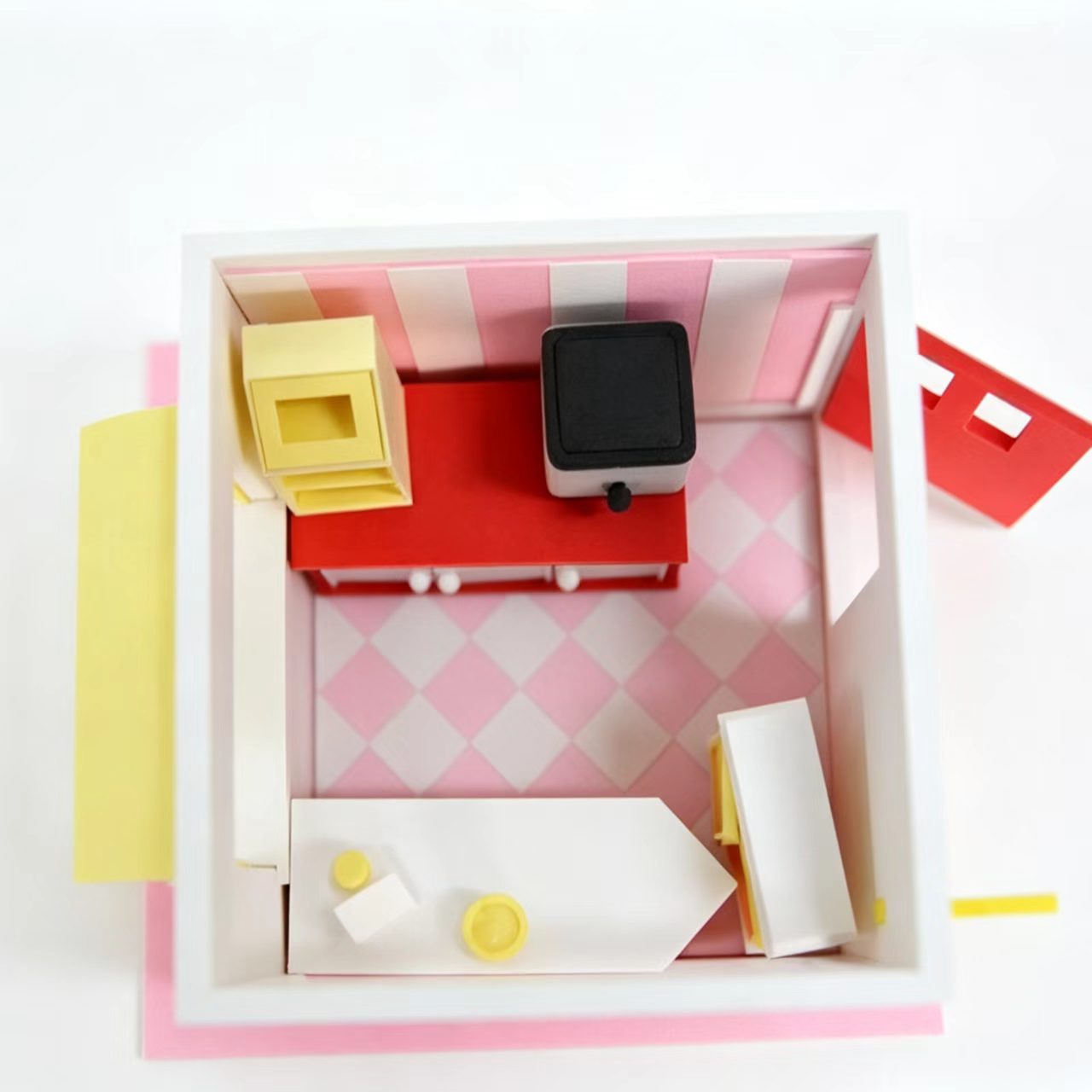 RHF341 Corner Cozy Shop Series - Boba Milk Tea Shop Corner Cozy Shop Series - Boba Milk Tea Shop