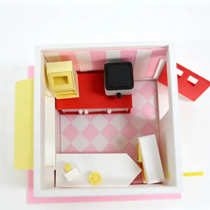 RHF341 Corner Cozy Shop Series - Boba Milk Tea Shop Corner Cozy Shop Series - Boba Milk Tea Shop