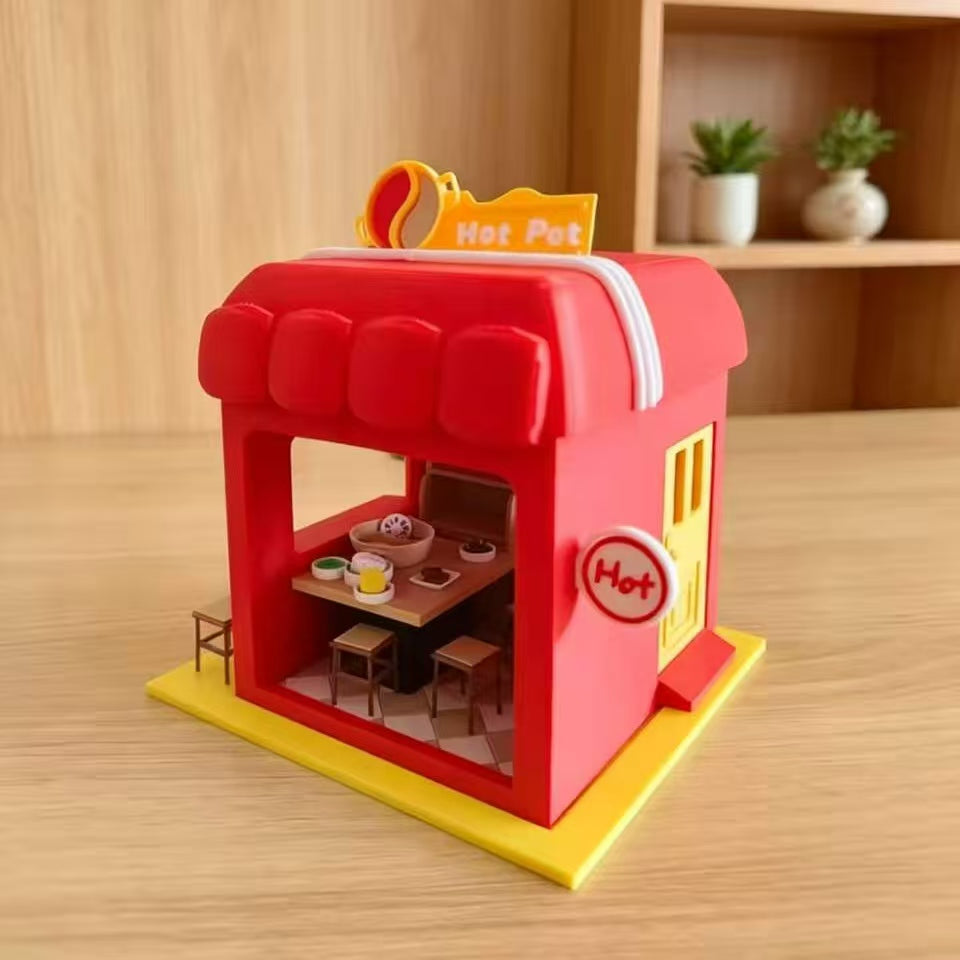 RHF342 Corner Cozy Shop Series - Warm Winter Hot Pot Store Corner Cozy Shop Series - Warm Winter Hot Pot Store