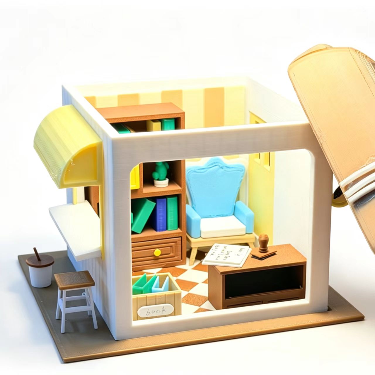 RHF344 Corner Cozy Shop Series - Book Reading Room Corner Cozy Shop Series - Book Reading Room