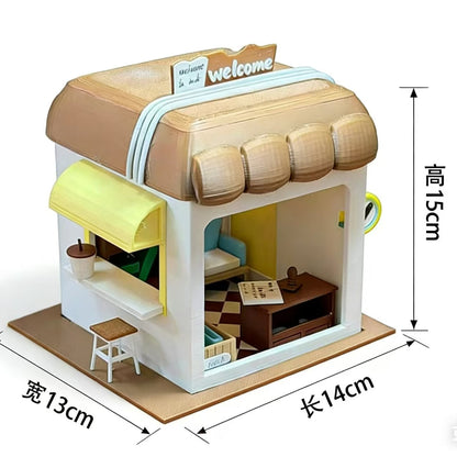 RHF344 Corner Cozy Shop Series - Book Reading Room Corner Cozy Shop Series - Book Reading Room