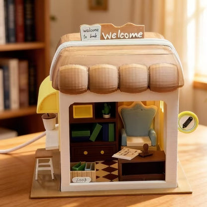RHF344 Corner Cozy Shop Series - Book Reading Room Corner Cozy Shop Series - Book Reading Room
