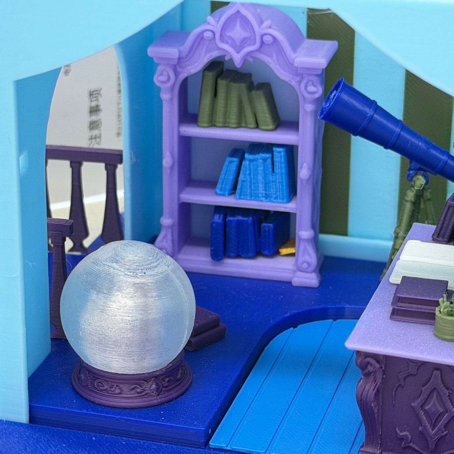 RHF0374 Fantasy Continent?Career Attribute Series Apartment - Astrologer's Fate Secret Residence Desktop Ornament