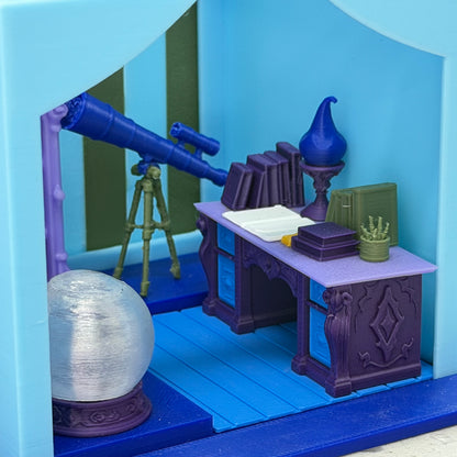 RHF0374 Fantasy Continent?Career Attribute Series Apartment - Astrologer's Fate Secret Residence Desktop Ornament