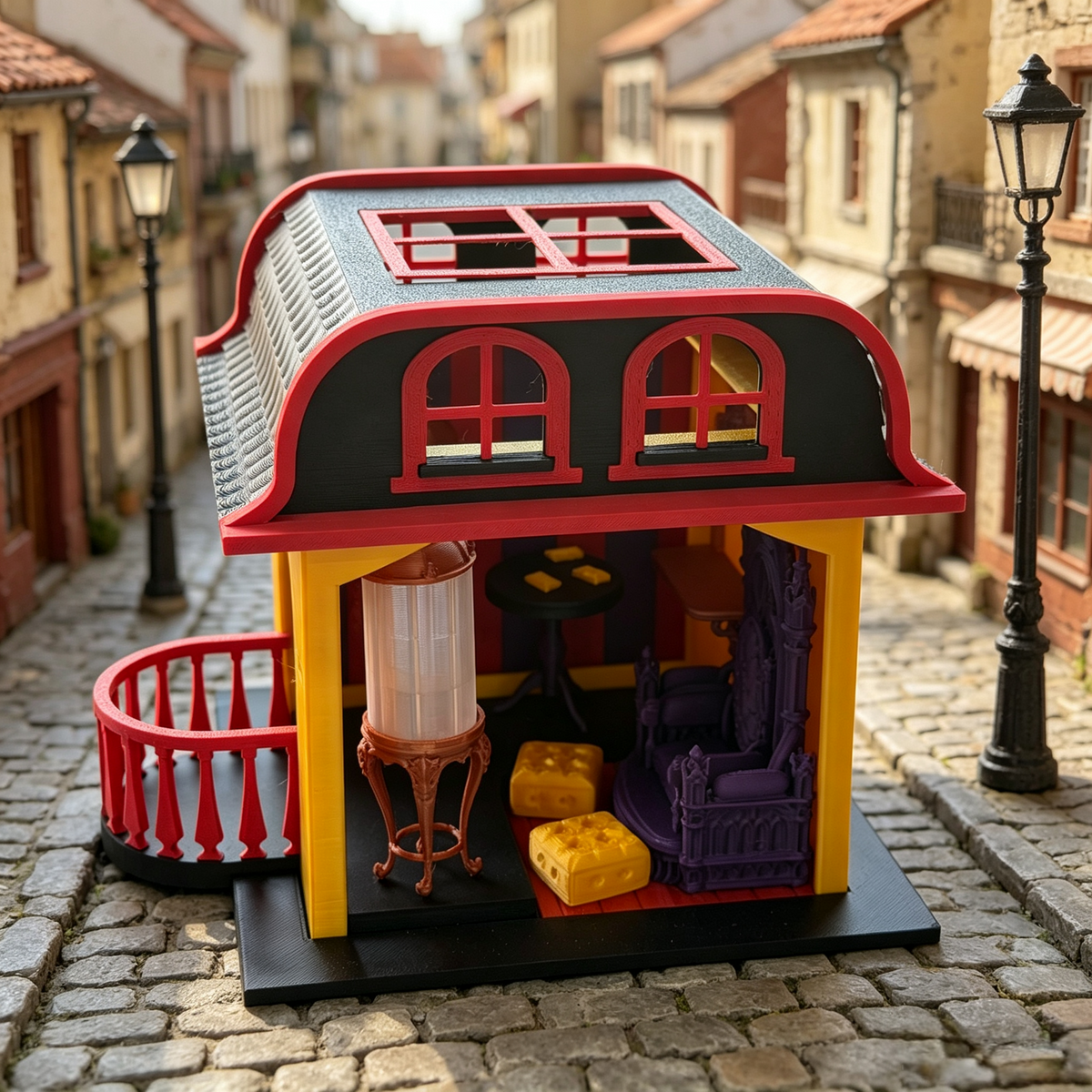 RHF0375 Otherworld Continent Career Attribute Series Apartme – LCD 3D printed resin model kit, image 2