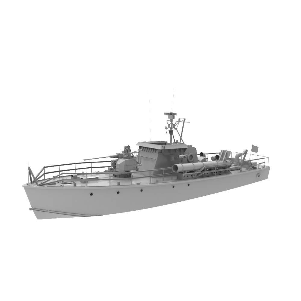 RHWS032  Military Model Kit Water Line British HMS Gay Archer Torpedo Boat