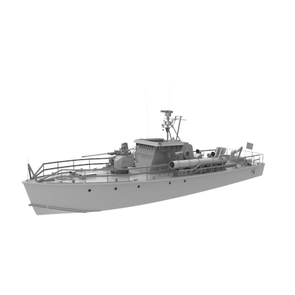 RHWS032  Military Model Kit Water Line British HMS Gay Archer Torpedo Boat
