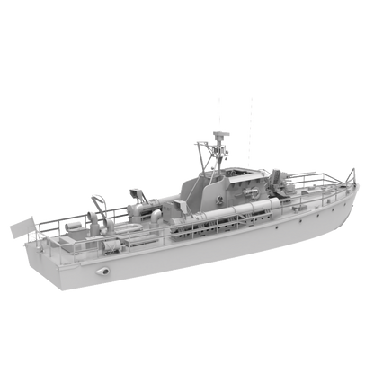 RHWS032  Military Model Kit Water Line British HMS Gay Archer Torpedo Boat