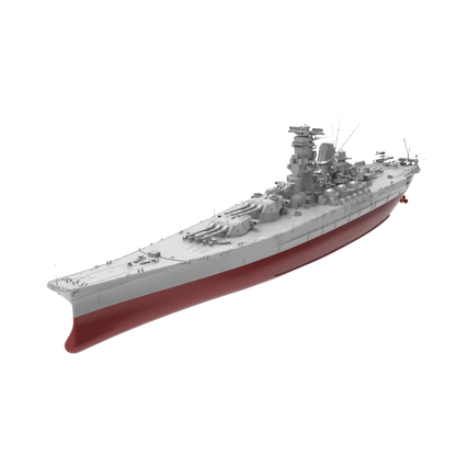 RHWS033S Military Model Kit Full Hull IJN Yamato Class Battleship