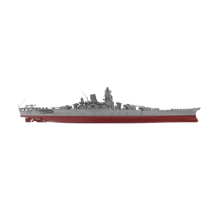 RHWS033S Military Model Kit Full Hull IJN Yamato Class Battleship