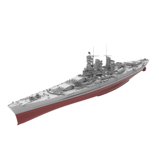 RHWS034S Military Model Kit Full Hull Italy Cristoforo Colom – LCD 3D printed resin model kit, image 1