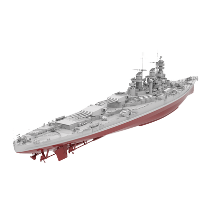 RHWS034S Military Model Kit Full Hull Italy Cristoforo Colombo Battleship