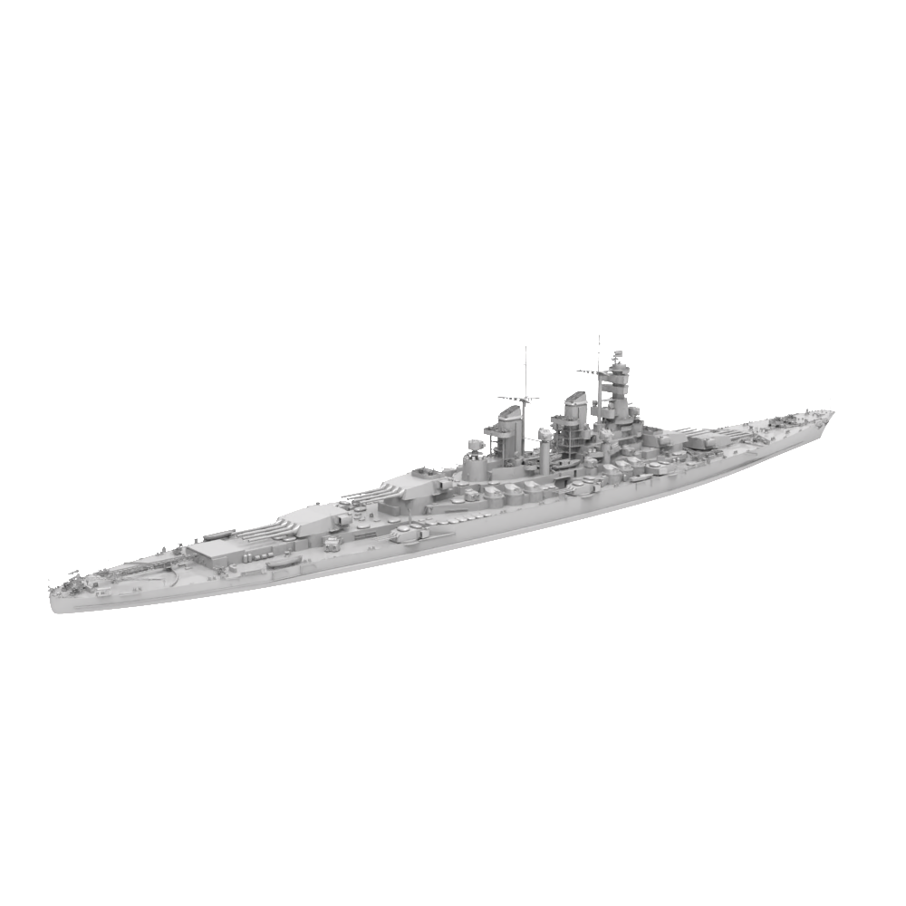 RHWS034 Military Model Kit Water Line Italy Cristoforo Colombo Battleship