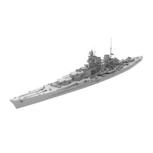 RHWS035 Military Model Kit Water Line SMS Schlieffen – LCD 3D printed resin model kit, image 1