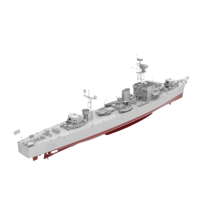 RHWS036S Military Model Kit Full Hull IJN Isuzu frigate