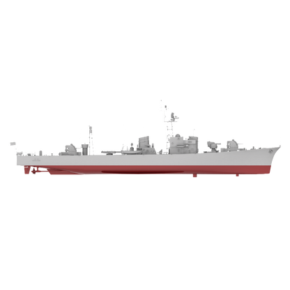RHWS036S Military Model Kit Full Hull IJN Isuzu frigate