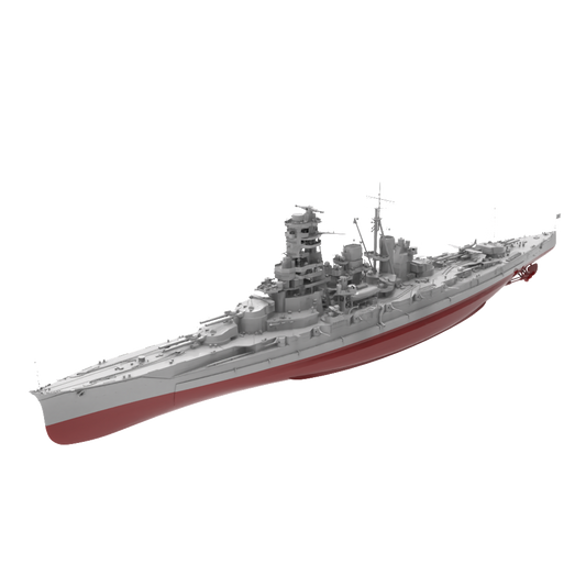 RHWS037S Military Model Kit Full Hull IJN Kirishima Battle C – LCD 3D printed resin model kit, image 1