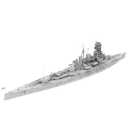 RHWS037 Military Model Kit Water Line IJN Kirishima Battle Cruiser