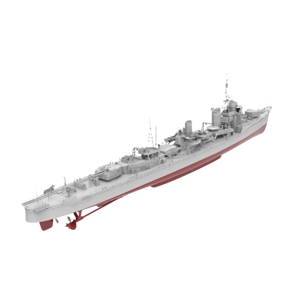 RHWS038S Military Model Kit Full HullIJN Yukikaze Destroyer