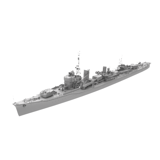 RHWS038 Military Model Kit Water LineIJN Yukikaze Destroyer – LCD 3D printed resin model kit, image 1