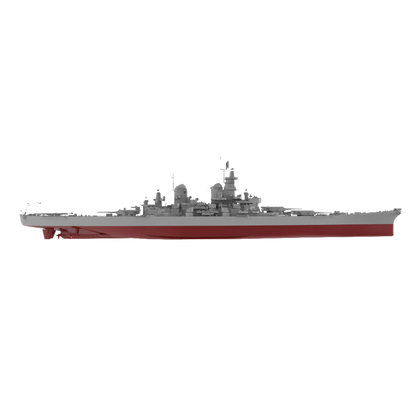RHWS039S  Military Model Kit Full HullUSS Iowa BB-61