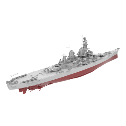 RHWS039S  Military Model Kit Full HullUSS Iowa BB-61