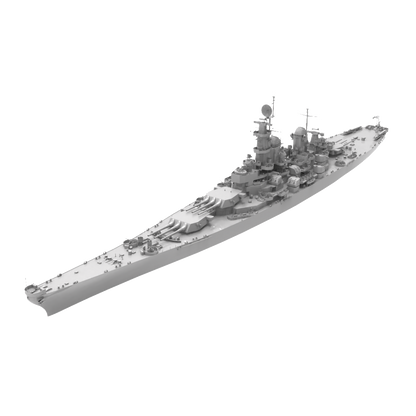 RHWS039 Military Model Kit Water LineUSS Iowa BB-61