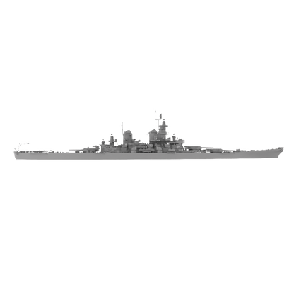 RHWS039 Military Model Kit Water LineUSS Iowa BB-61