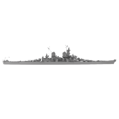 RHWS040 Military Model Kit Water LineUSS Missouri Battleship