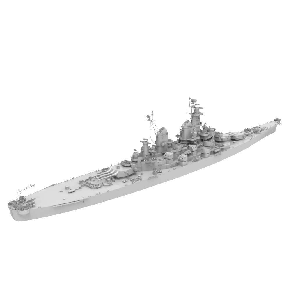 RHWS040 Military Model Kit Water LineUSS Missouri Battleship