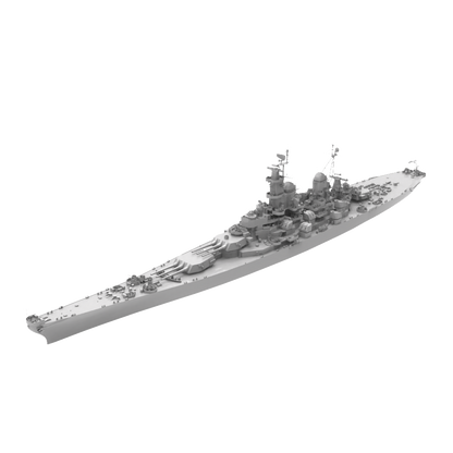 RHWS040 Military Model Kit Water LineUSS Missouri Battleship