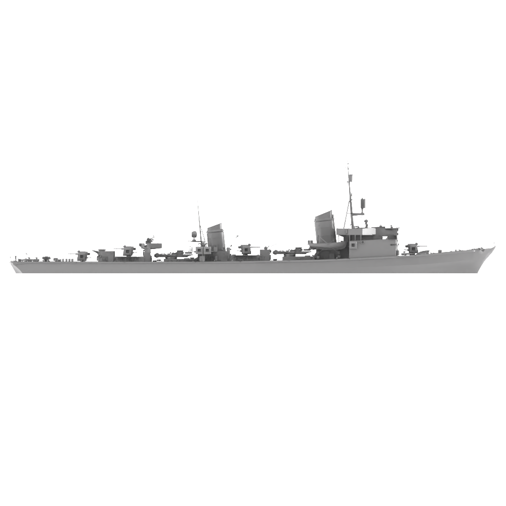 RHWS046  Military Model Kit Water hull LineGerman T-22 destr – LCD 3D printed resin model kit, image 3