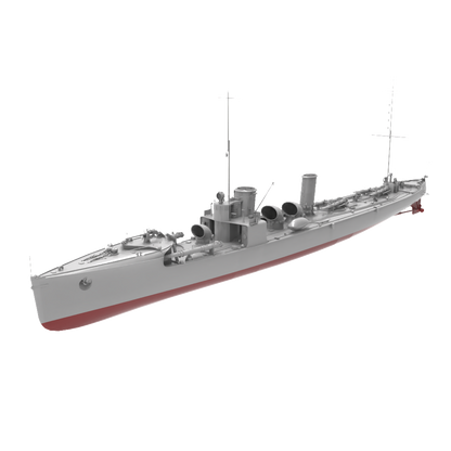 RHWS047S Military Model Kit Full HullGerman V-25 destroyer