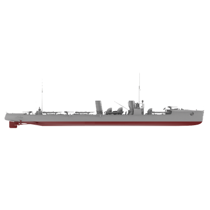 RHWS047S Military Model Kit Full HullGerman V-25 destroyer