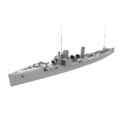 RHWS047 Military Model Kit Water Line German V-25 destroyer