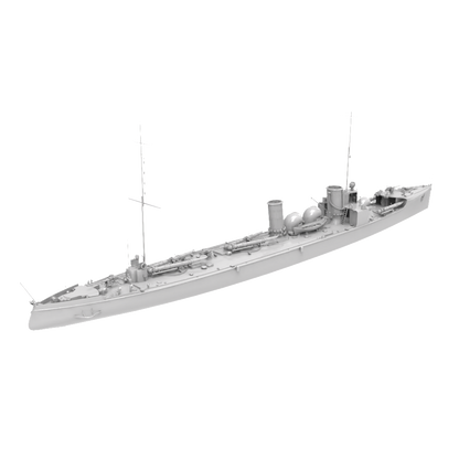 RHWS047 Military Model Kit Water Line German V-25 destroyer