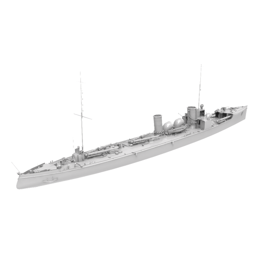 RHWS047 Military Model Kit Water Line German V-25 destroyer – LCD 3D printed resin model kit, image 1