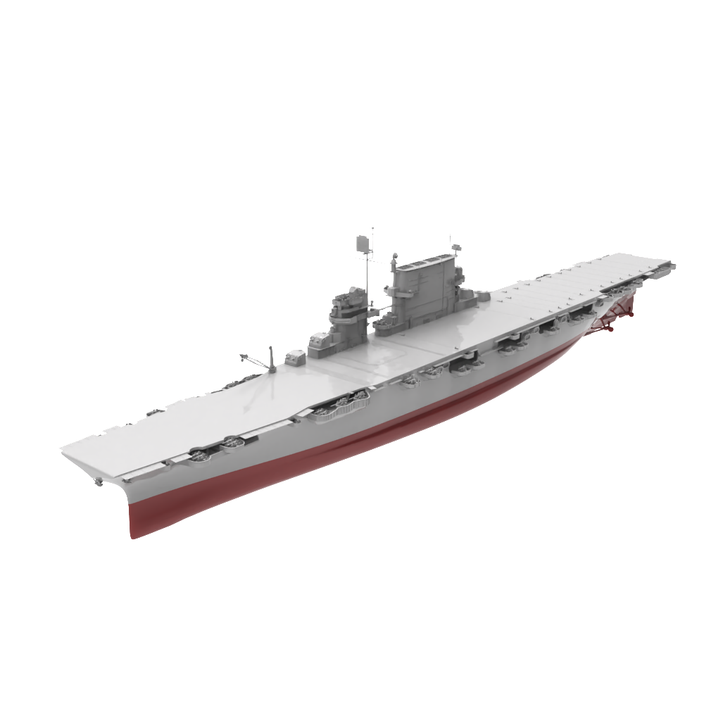 RHWS048S Military Model Kit Full HullUSS Saratoga (CV-3)