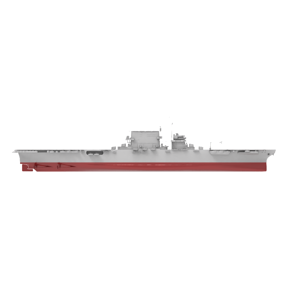 RHWS048S Military Model Kit Full HullUSS Saratoga (CV-3)
