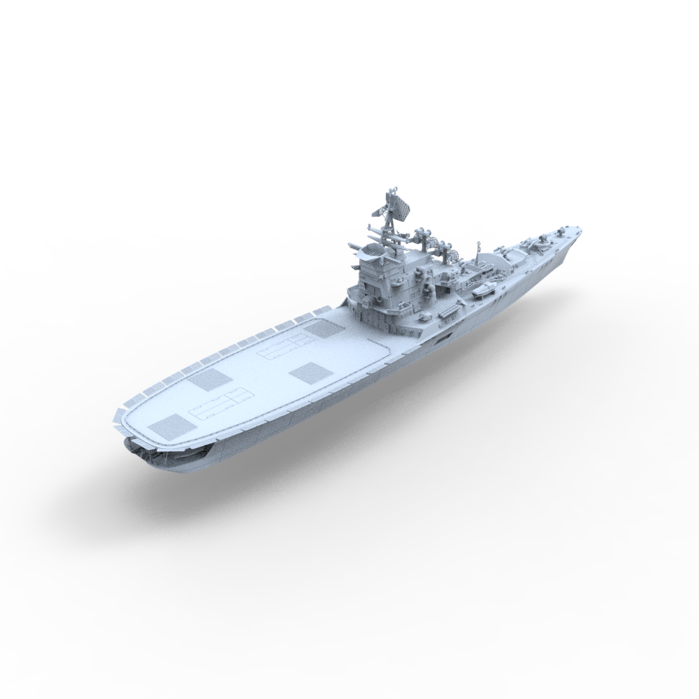 RHWS050  Military Model USSR Soviet Union Moskva Class Helicopter Carrier Water Line