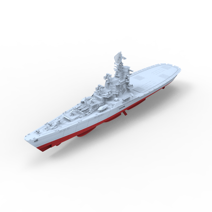 RHWS050S  Military Model USSR Soviet Union Moskva Class Helicopter Carrier  Full Hull